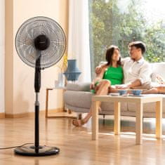InnovaGoods Pedestal Fan with Remote Control InnovaGoods Airstreem Black 45 W 