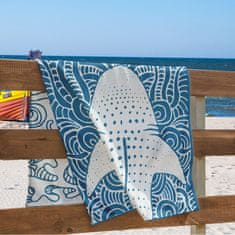 DecoKing , Luxusní plážová osuška BLUE SHARK