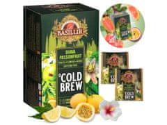 Basilur BASILUR Cold Brew -Ovocný čaj bez kofeinu s marakuji a citrusovým aroma, studený čaj v sáčcích 20 x 2 g x1