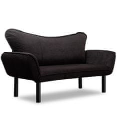 Nejlevnější nábytek Dvojsedák BADLY, černá