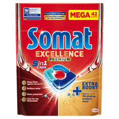 Somat Excellence 5v1 kapsle do myčky 42 ks