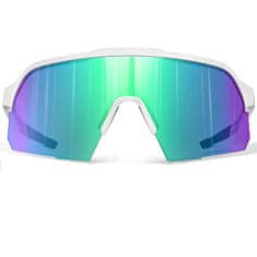 Outdoor master Sportovní Sluneční Brýle Hawk HD Polarized, White/Revo Green + čirá náhradní čočka
