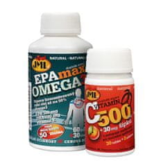 JML JML EPAmax omega 3 90 tablet + ZDARMA Vitamin C-500 se šípky s postupným uvolňováním 32 tablet