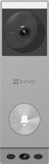 EZVIZ chytrá sada EP3X Pro/ Wi-Fi/ videotelefon/ bezdrátový zvonek/ rozlišení 2048x1296/ IP65/ stříbrný