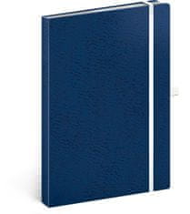 Presco Group NOTIQUE Notes Vivella Classic modrý/bílý, tečkovaný, 15 x 21 cm