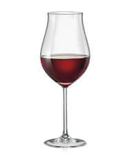 Crystalex Bohemia Crystal Sklenice na červené víno Attimo 500ml (set po 6ks)
