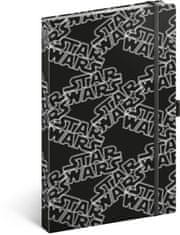 Presco Group NOTIQUE Notes Star Wars Black linkovaný, 13 x 21 cm
