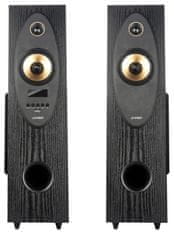 Fenda F&D repro T-35X/ 2.0/ 80W/ černé/ dřevěné/ BT5.0/ Optický vstup/ FM rádio/ USB/ dálkové ovládání/ Karaoke