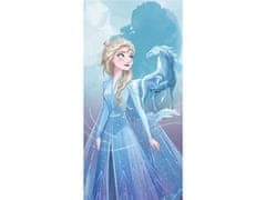Aymax Modrá plážová osuška Frozen Elsa