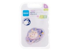 MAM Mam - Night Silicone Pacifier 0m+ Stars - For Kids, 1 pc 