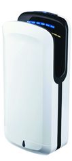BPS-koupelny Bezdotykový osoušeč rukou, 1850 W, HEPA filtr, plast, bílý - 924224104