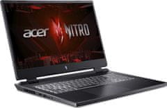 Acer Acer Nitro 17/AN17-41/R5-7535HS/17,3"/QHD/16GB/1TB SSD/RTX 4050/W11H/Black/2R