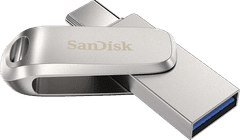 SanDisk SanDisk Ultra Dual Drive Luxe/1TB/150MBps/USB 3.1/USB-A + USB-C/Stříbrná