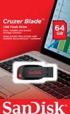 SanDisk SanDisk Cruzer Blade/64GB/USB 2.0/USB-A/Černá