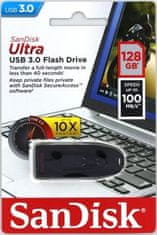 SanDisk SanDisk Ultra/128GB/100MBps/USB 3.0/USB-A/Černá