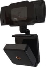 webkamera Webcam W5/ 5MP HD 2592x1944/ 1/4" CMOS/ mikrofon/ držák/ Plug and Play/ Autofocus/ USB 2.0/ 1,5 m/ černá