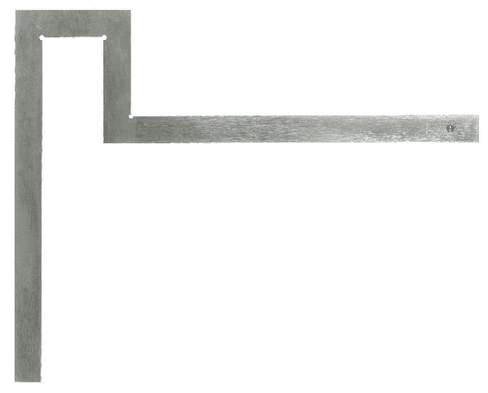 Hedue Přírubový úhelník 500 mm (A605)