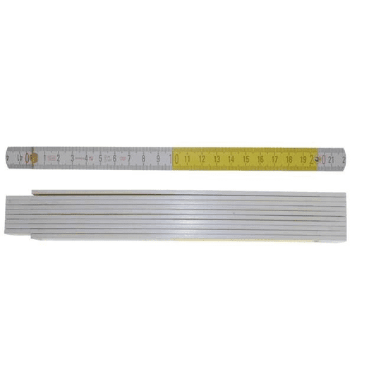 Stabila metr skládací 2m dřevěný, žluto-bílý, serie 700, typ 717 (01328)