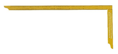 Hedue Tesařský úhelník Y084 800x320mm s mm stupnicí a s opisovacími otvory (y084)