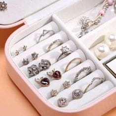 Netscroll Krabička pro ukládání prstenů, náušnic, náhrdelníků a dalších šperků, BoxJewlery