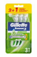Gillette 3ks sensor3 sensitive, holicí strojek