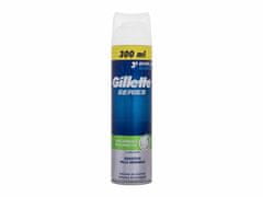Gillette 300ml series sensitive, pěna na holení