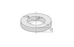 RH+ kroužek vymezovací 0.5mm (93030005)