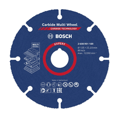 BOSCH Professional víceúčelový řezný kotouč EXPERT Carbide Multi Wheel 125 x 22,23 mm (2608901189)