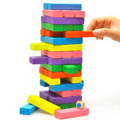 CAB Toys Barevná veža hra až pre 4 osoby