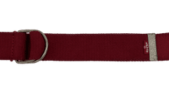 Levis Levi’s textilní unisex pásek s průvlečnou sponou v barvě bordó