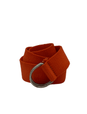 Levis Levi’s textilní unisex pásek s průvlečnou sponou v oranžové