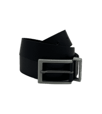 Levis kožený unisex pásek s průvlečnou sponou v černé barvě