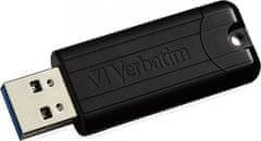 Verbatim Flash disk Store 'n' Go PinStripe/ 16GB/ USB 3.0/ černá