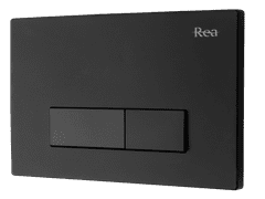 REA Tlačítko H k podomítkovému WC systému - matné černé