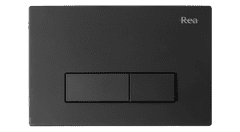 REA Tlačítko H k podomítkovému WC systému - matné černé