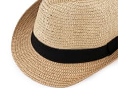 Kraftika 1ks hnědá přírodní letní klobouk / slamák unisex