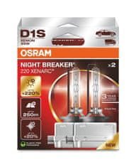 Osram OSRAM D1S 35W XENARC NIGHT BREAKER LASER plus 220procent 2ks 66140XN2-2HB