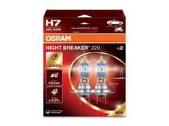 Osram OSRAM H7 12V 55W PX26d NIGHT BREAKER 220 plus 220procent 2ks 64210NB220-2HB