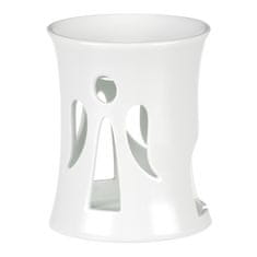 Autronic Aroma lampa s andělem, bílá barva, porcelán. ARK3514-WH, sada 2 ks