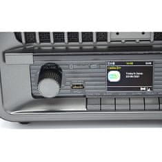 Roadstar Radiopřijímač , HRA-270D+BT, retro, vintage, LCD displej, Bluetooth, 230 V/50 Hz