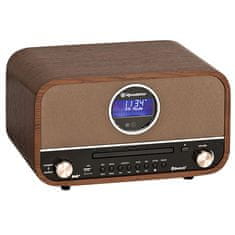 Roadstar Rádio , HRA-1782NBT, retro, CD/MP3 přehrávač, FM RDS, bluetooth, LCD displej, dálkový ovladač