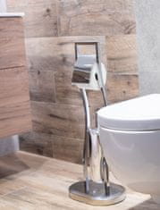 BPS-koupelny Stojan s držákem papíru a WC štětkou AWD02070134
