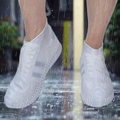 Návleky na boty, Silikonové návleky na boty - ochranné, protiskluzové, voděodolné, nepromokavé | SHOESAVER Bílá