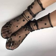Netscroll 5 párů teplých módních ponožek, RetroMeshSocks