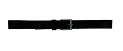 Levis kožený unisex pásek s průvlečnou černou sponou v černé barvě