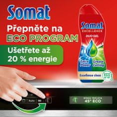 Somat Excellence Duo gel do myčky proti mastnotě 2 × 630 ml, 70 dávek