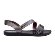 Ipanema Dámské sandály 82429 Vibe Sandal Fem Black and Silver velikost 40