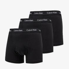 Calvin Klein Boxerky Trunks 3-Pack Black M Černá
