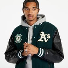 New Era Bunda Oakland Athletics Mlb Large Logo Varsity Jacket Dark Green XS XS Zelená