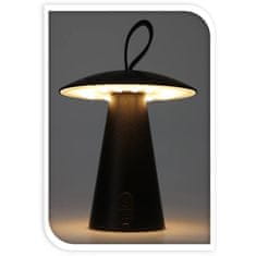 Home&Styling Kovová stolní lampa, hřib LED, 15 x 17 cm